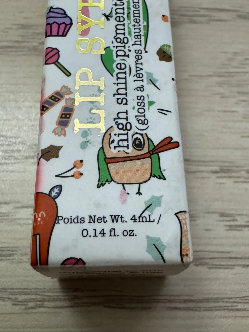 Lip Gloss/Syrup: Trifle Lolly
